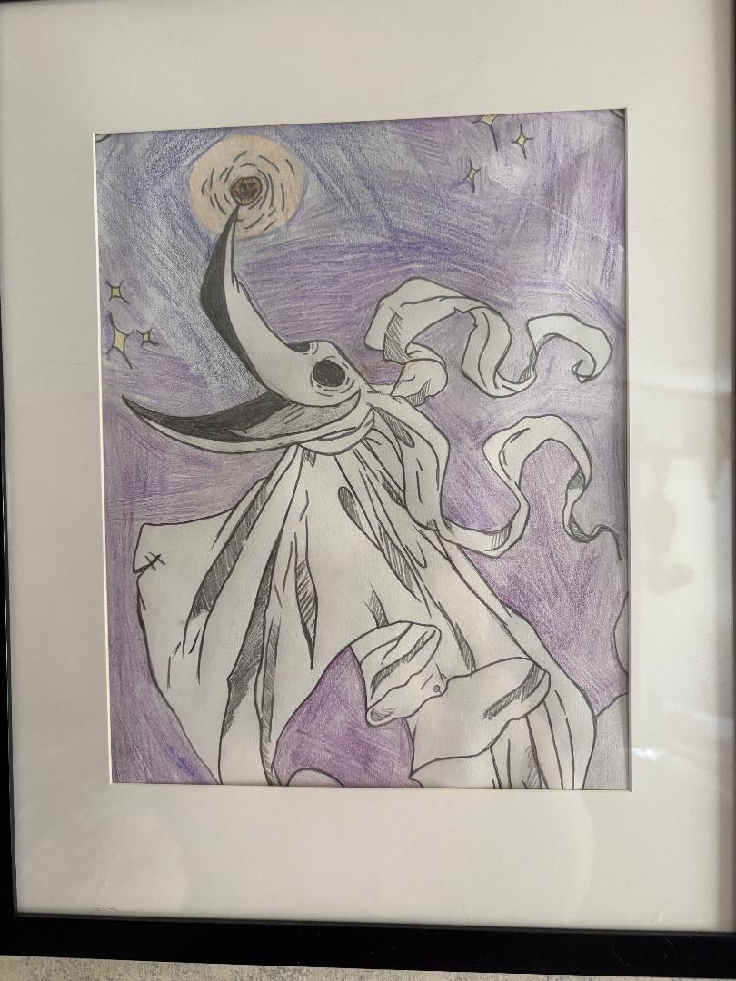 Unique, hand drawn print of Zero (NBC)